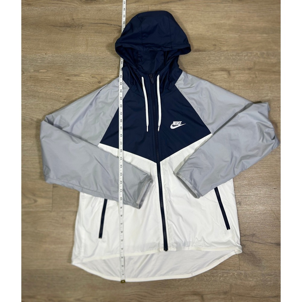 Nike Windrunner Jacket Navy Grey White Colorblock Mens S